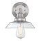 Westinghouse Fixture Wall 60W Iron Hill, Brushed Nickel Clear Glass 6129100 - alternate 1